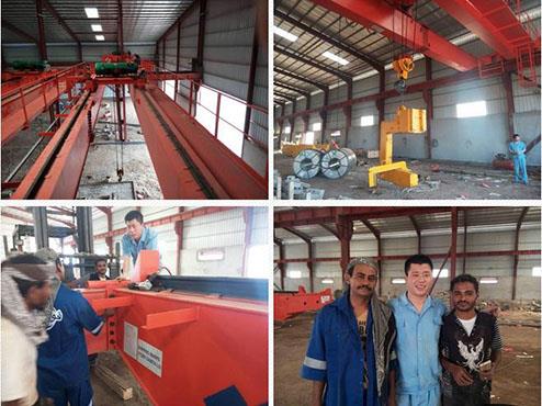 Ranpli enstalasyon teknik ak komisyonin nan Yemen.jpg Complete crane installation and commissioning in Yemen.jpg