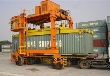 Container transporteur Gantry teknik